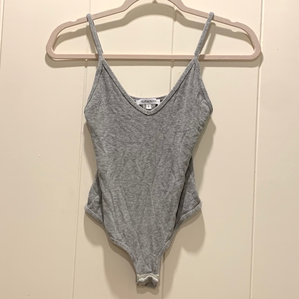 Grey bodysuit